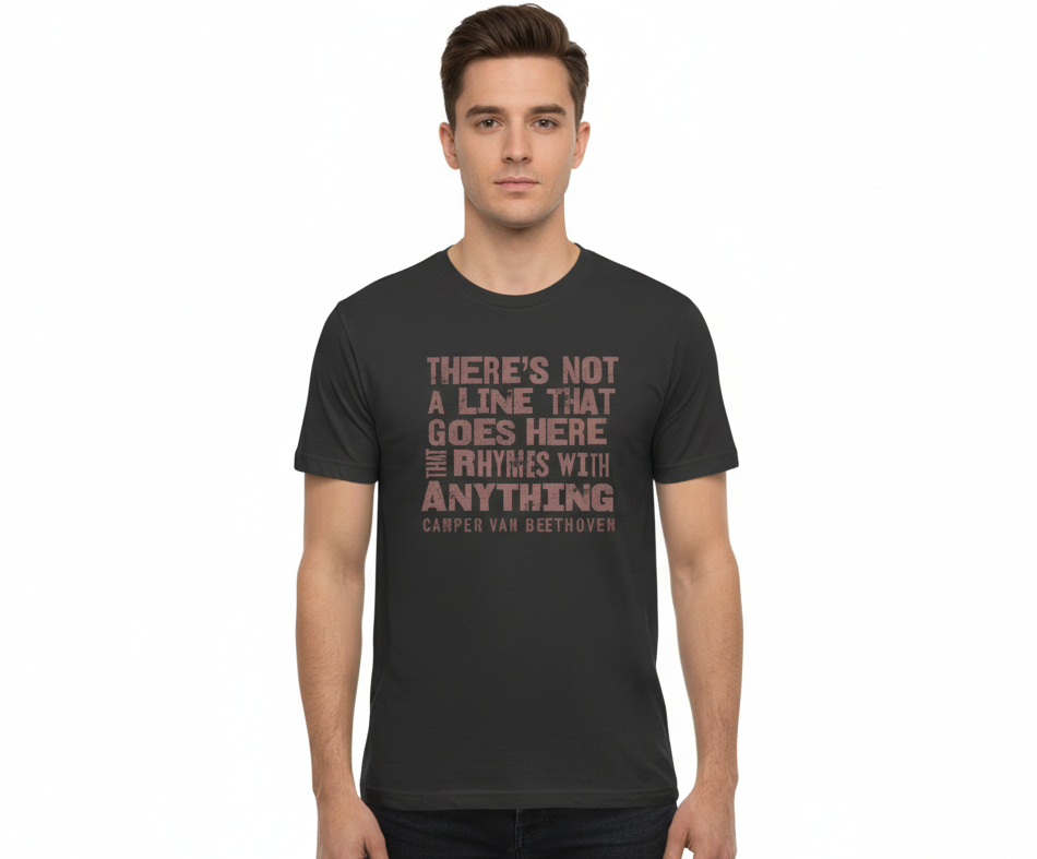 Camper Van Beethoven “Take the Skinheads Bowling” Lyric T-Shirt