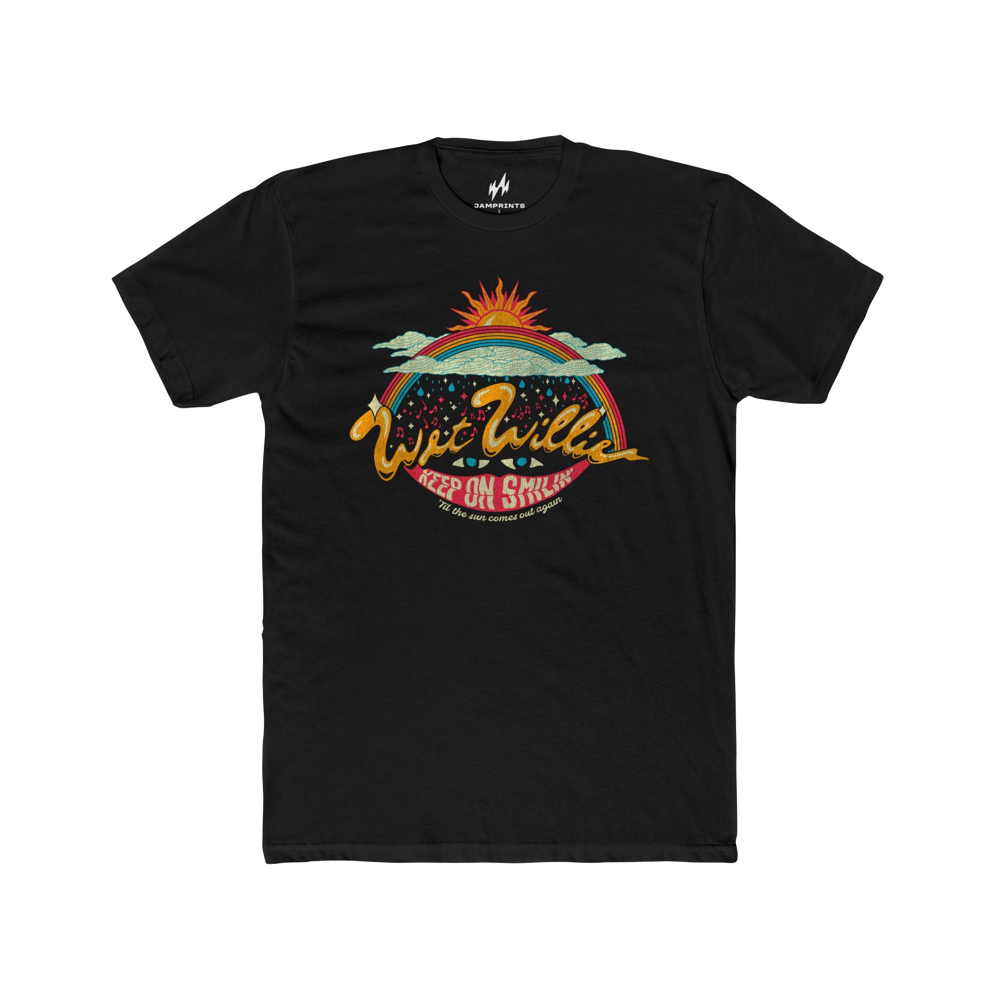 Wet Willie - Rainbows & Clouds Keep On Smilin' T-Shirt