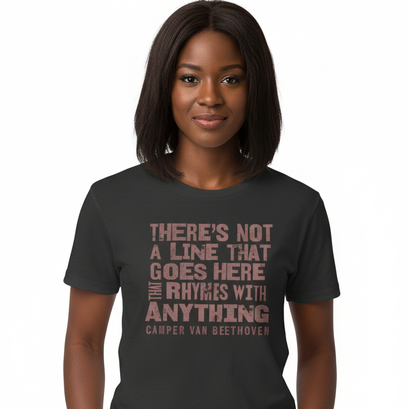 Camper Van Beethoven “Take the Skinheads Bowling” Lyric T-Shirt